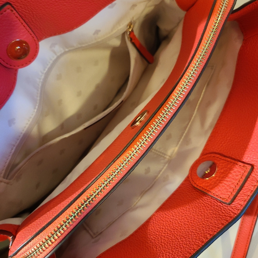 KATE SPADE LEATHER SATCHEL BAG - Picture 9 of 11